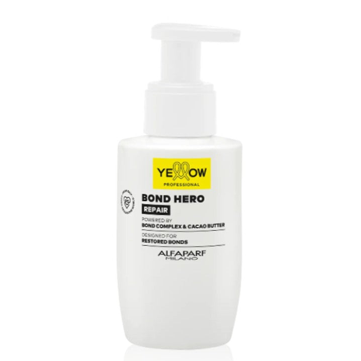 Yellow Repair Bond Hero 100ml booster reestructurante para proteger y reconstruir el cabello dañado en procesos técnicos