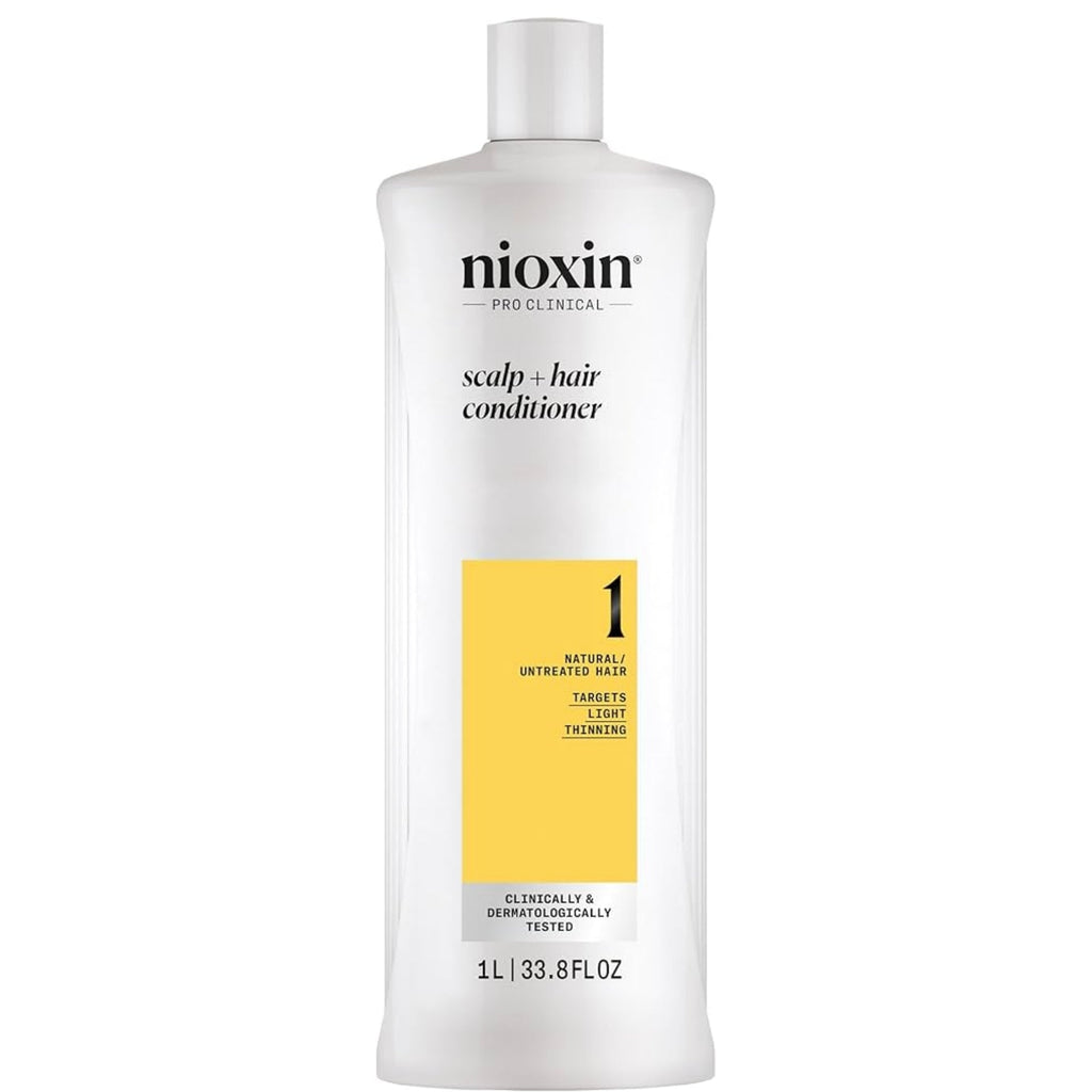 Nioxin Sistema #1 Acondicionador Anticaída 1000 ml para Cabello Natural con Debilitamiento Ligero