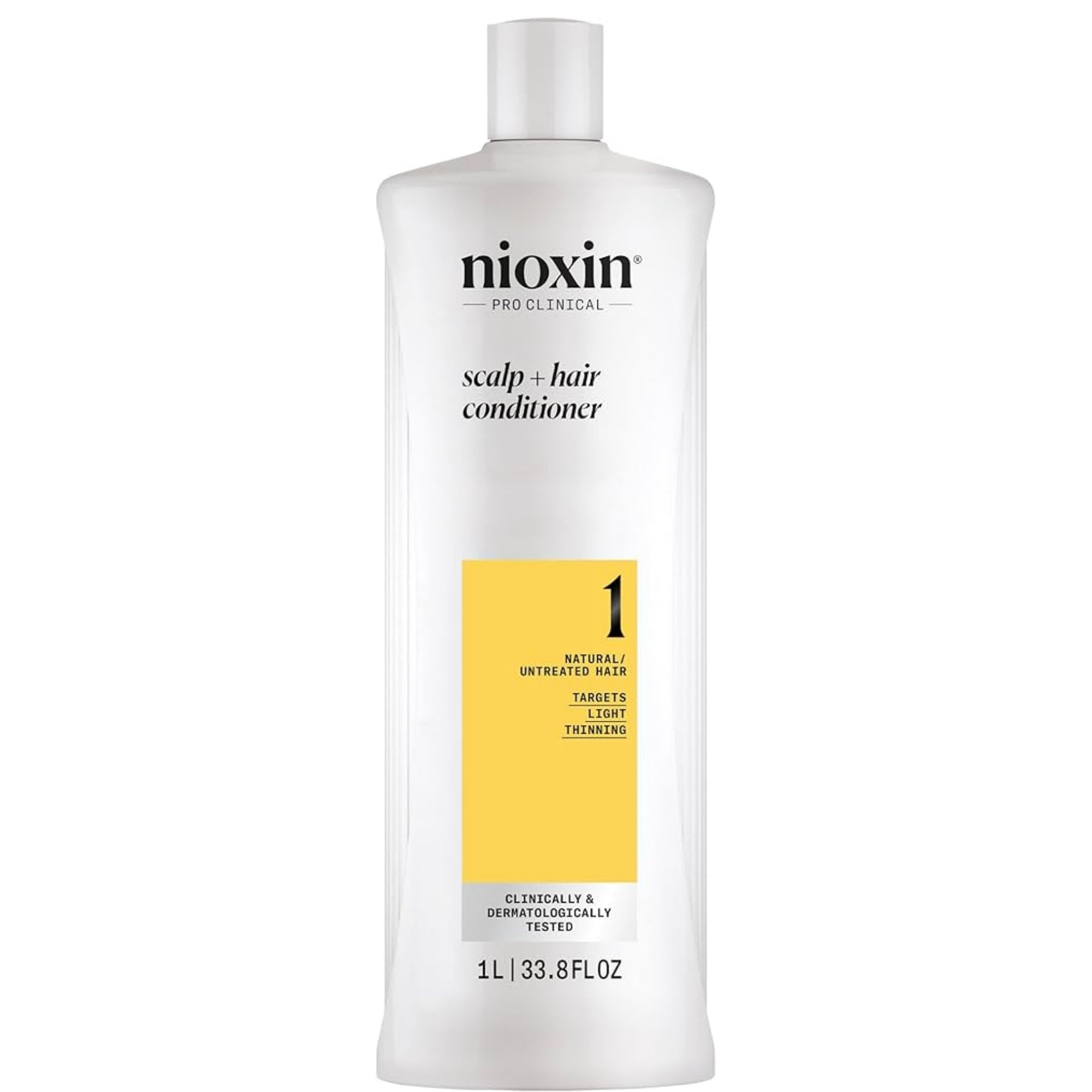 Nioxin Sistema #1 Acondicionador Anticaída 1000 ml para Cabello Natural con Debilitamiento Ligero