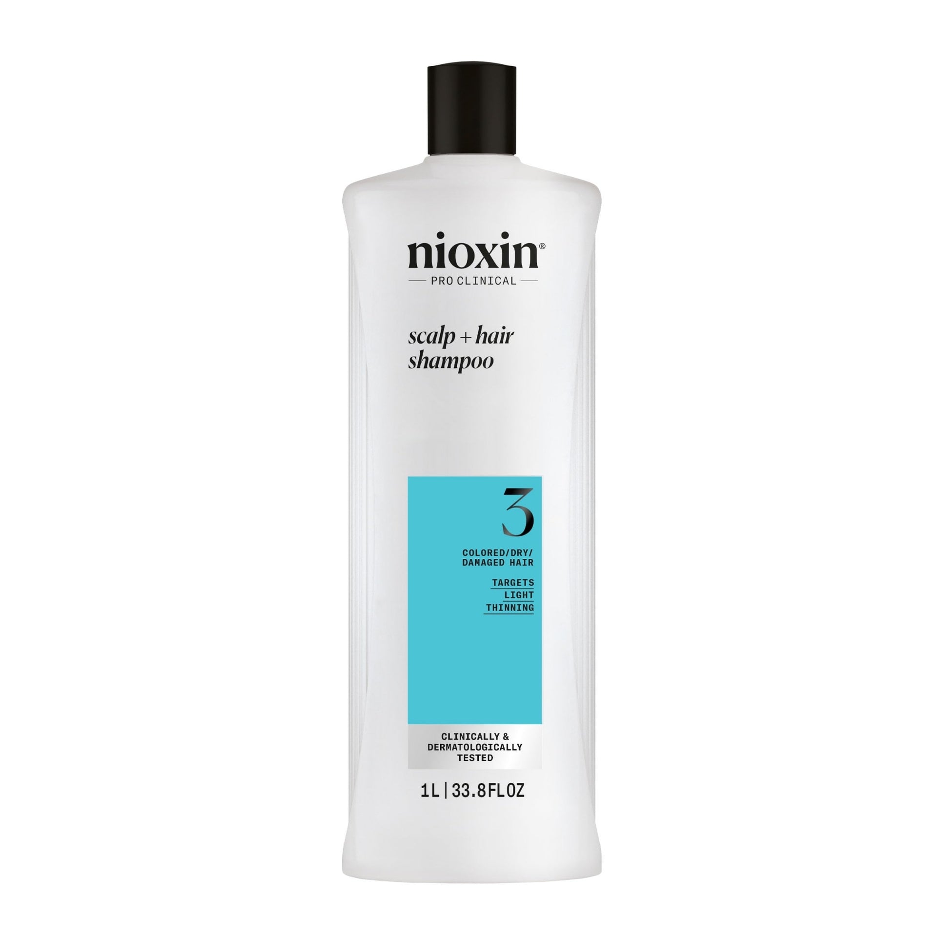 Nioxin Sistema #3 Cleanser Shampoo Anticaída para Cabello con Color 1000 ml profesional para densidad capilar