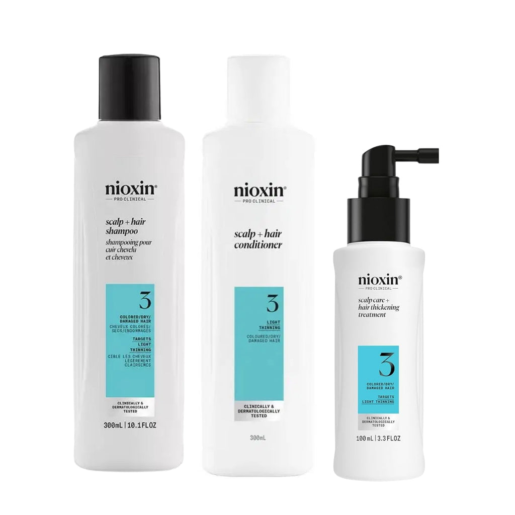 Nioxin Sistema #3       300 ml Kit de 3 pasos Anticaída, Cuidado de Color