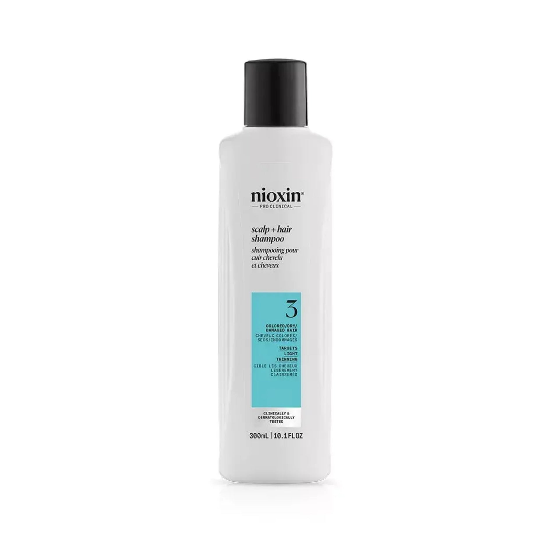 Nioxin Sistema #3 Anticaída Shampoo 300 ml para Cabello Teñido con Adelgazamiento Moderado