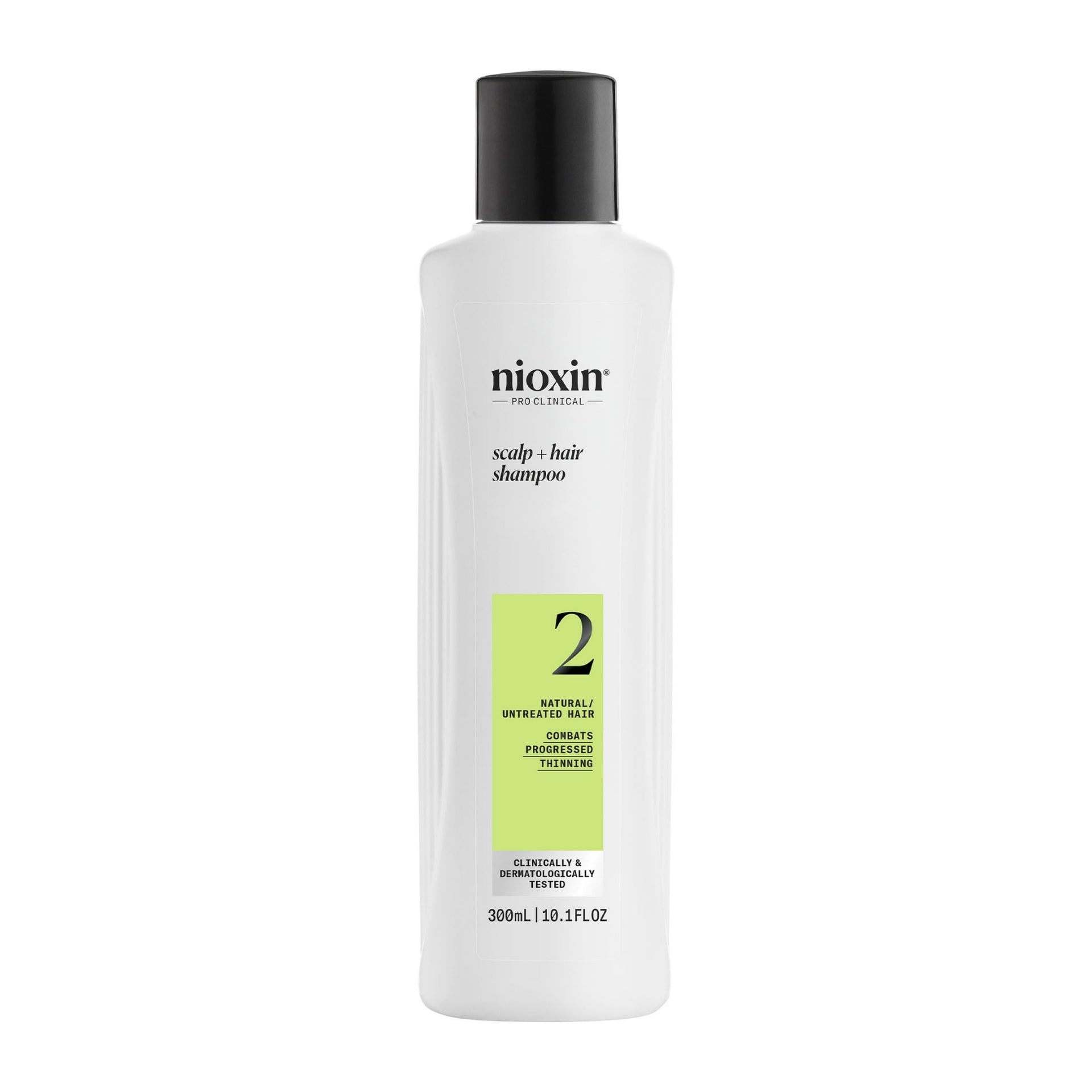 Nioxin Sistema #2 Shampoo Anticaída de 300 ml para cabello natural con adelgazamiento progresivo