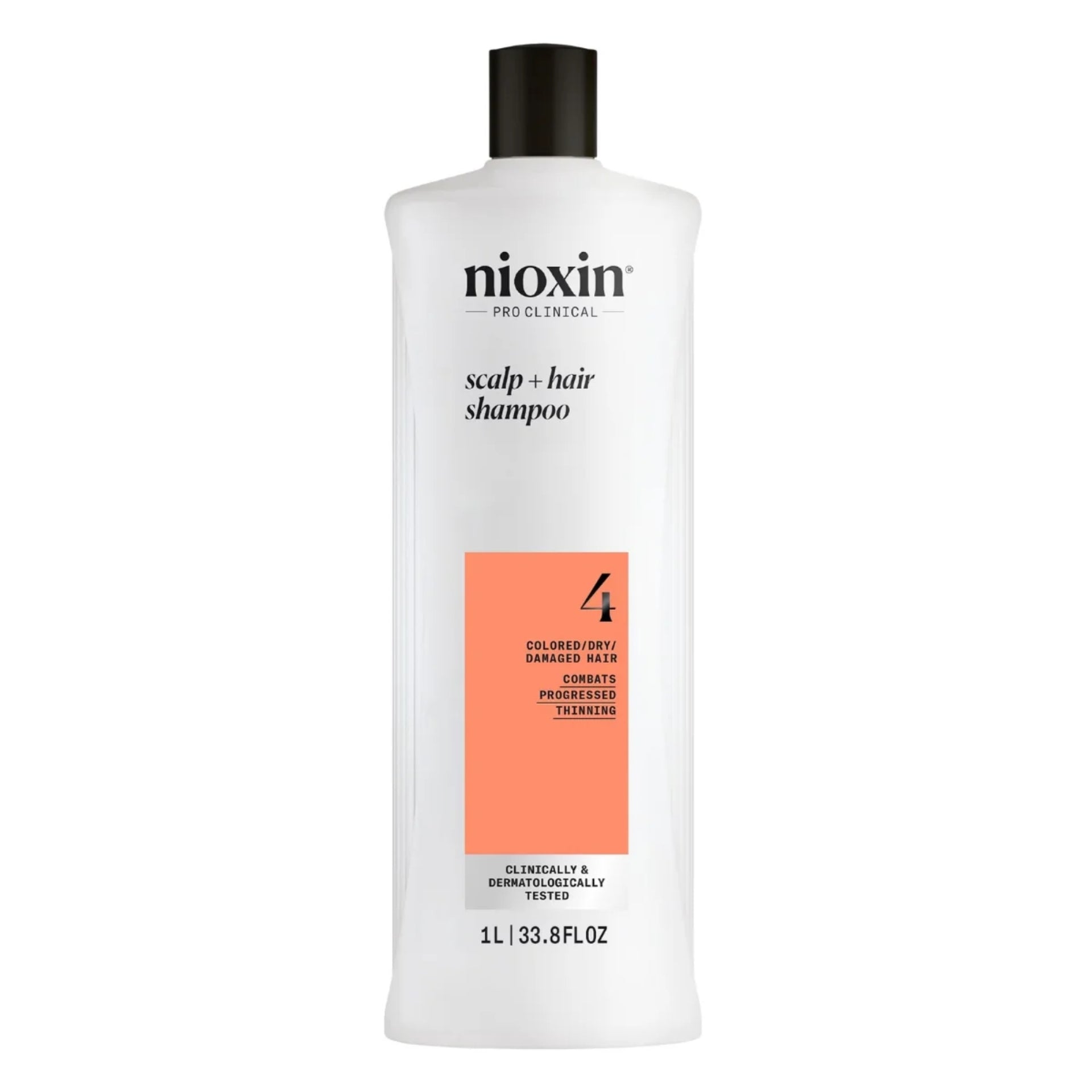 Nioxin Sistema #4 Cleanser Shampoo Anticaída para Cabello con Color 1000 ml oficial de limpieza profunda