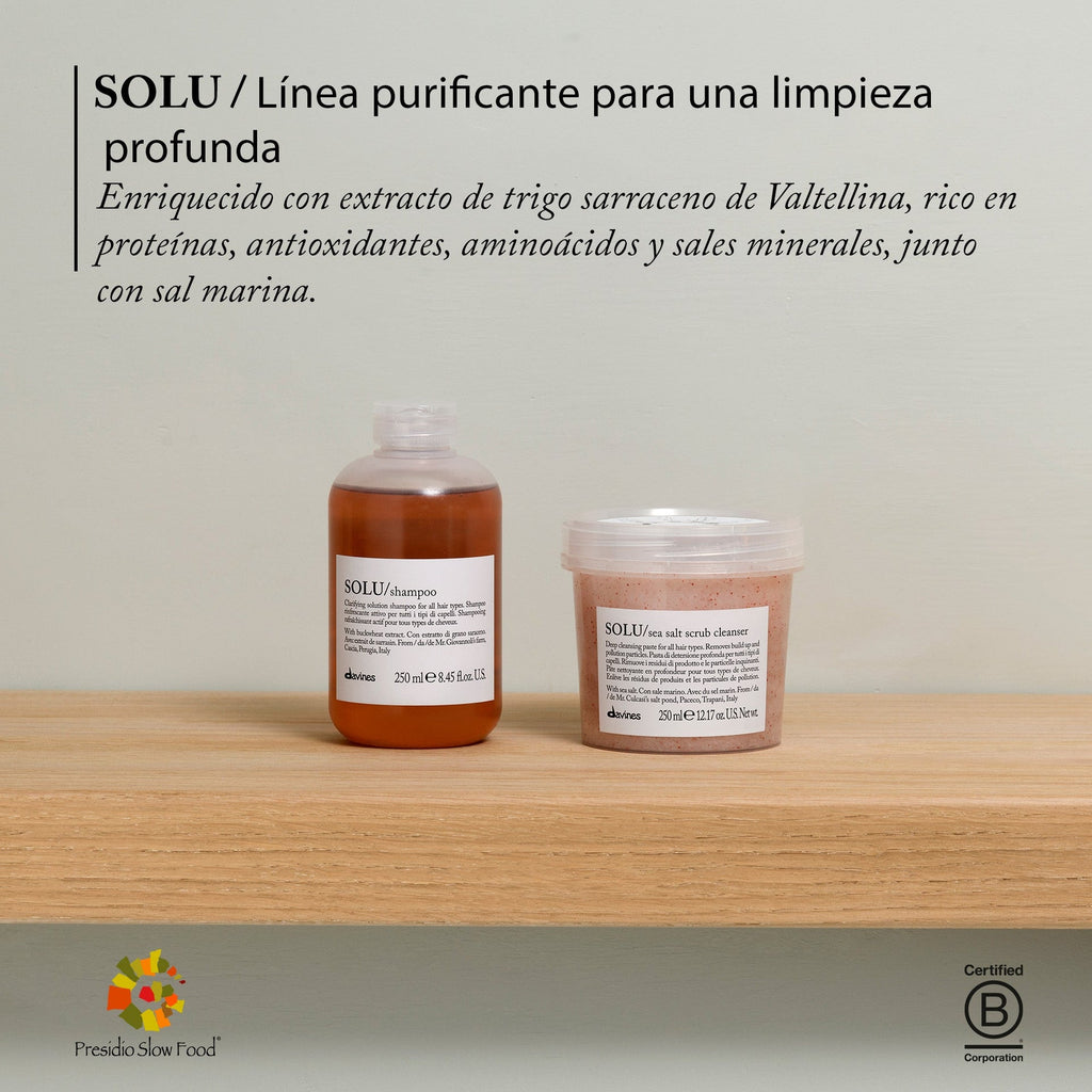 Davines Solu Sea Salt Scrub Exfoliante Capilar 250ml