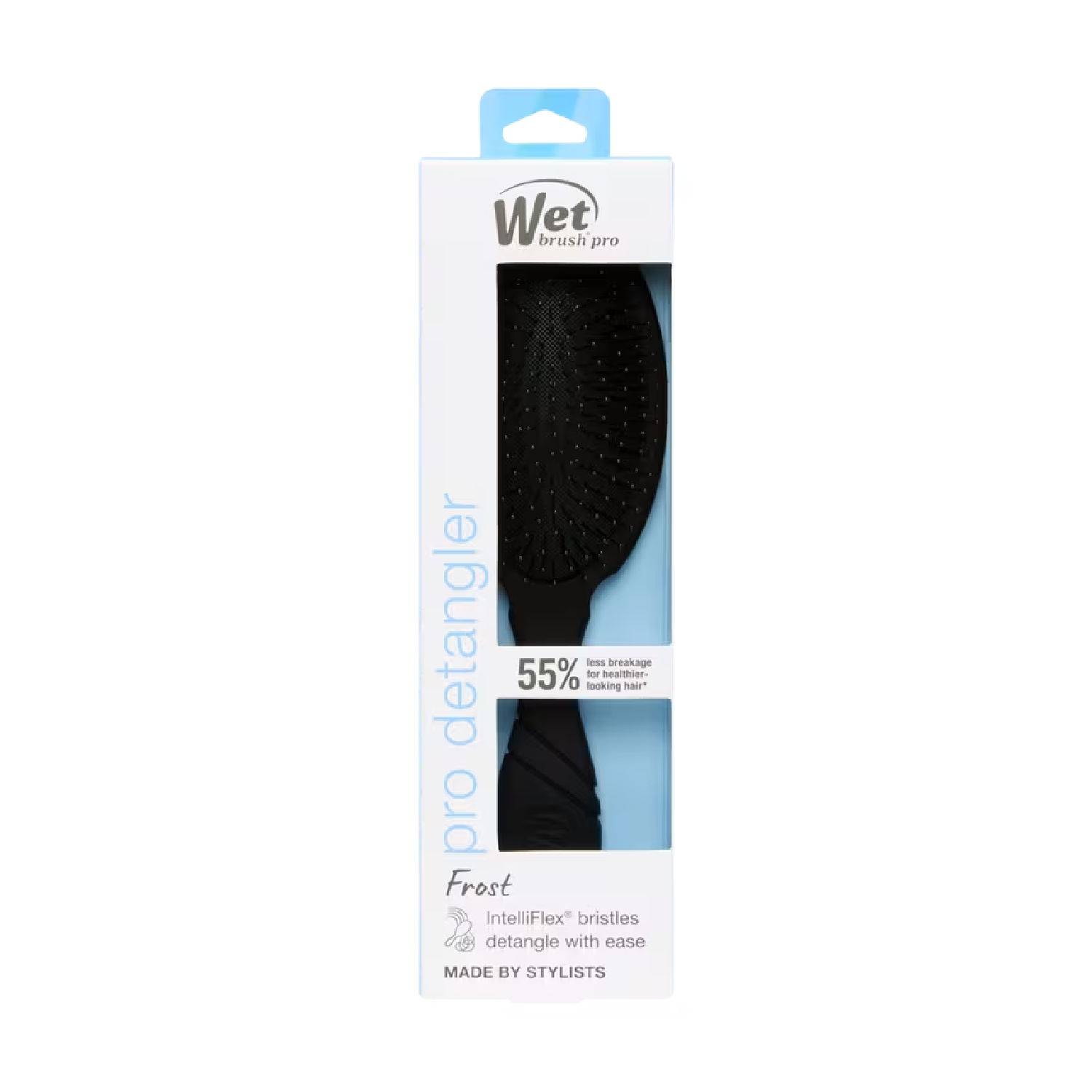 Wet Brush Pro Detangler Frost Black Cepillo Desenredante