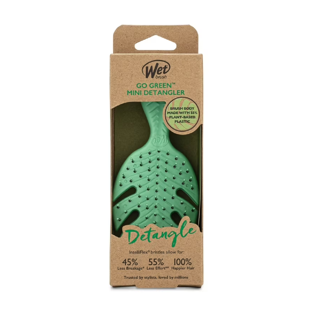 Wet Brush Go Green Mini Cepillo Detangler Green