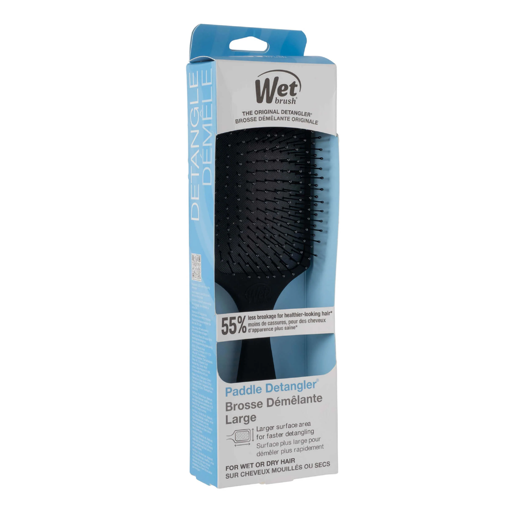 Wet Brush Paddle Detangler Black Cepillo Desenredante