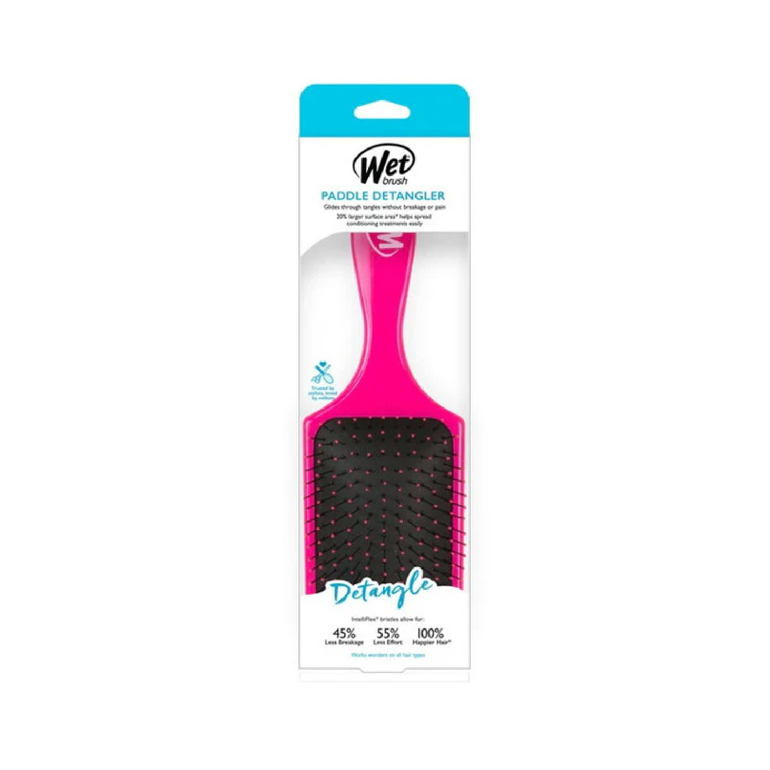 Wet Brush WB Paddle Detangler Cepillo Desenredante Rosa