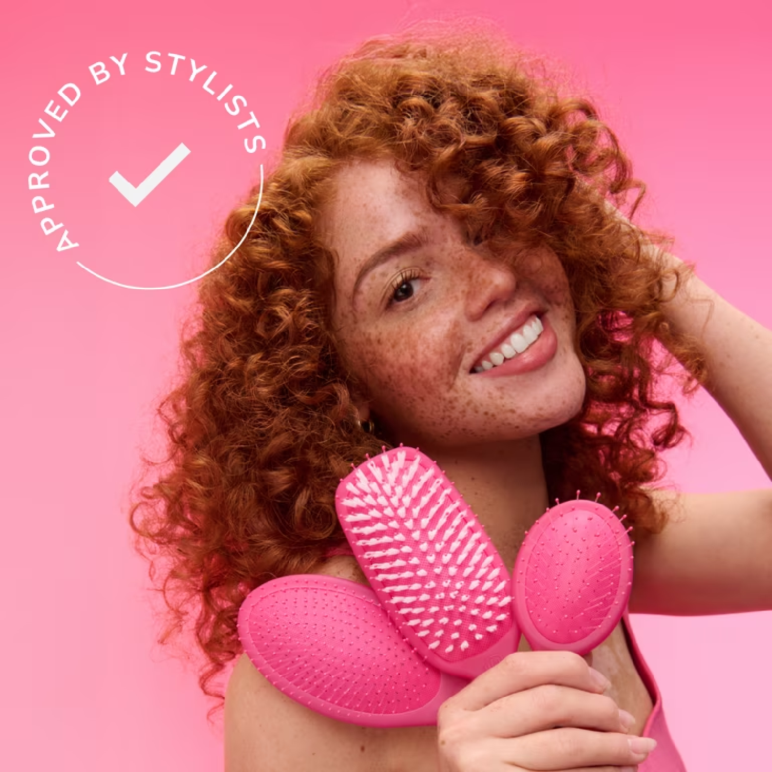 Wet Brush WB Paddle Detangler Cepillo Desenredante Rosa