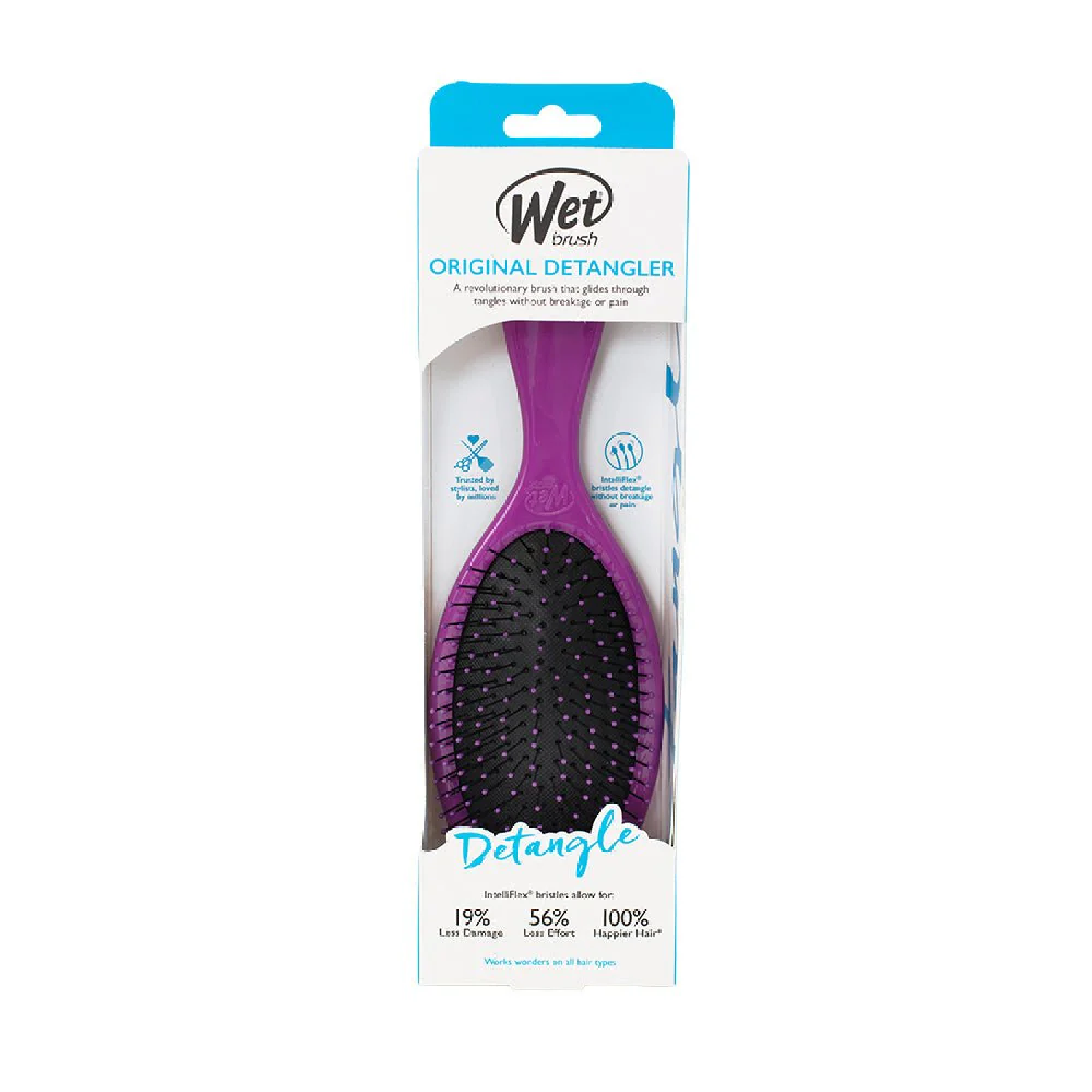 Wet Brush Original Detangler Purp-P Cepillo