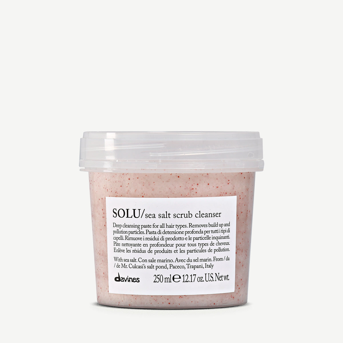 Davines Solu Sea Salt Scrub Exfoliante Capilar 250ml