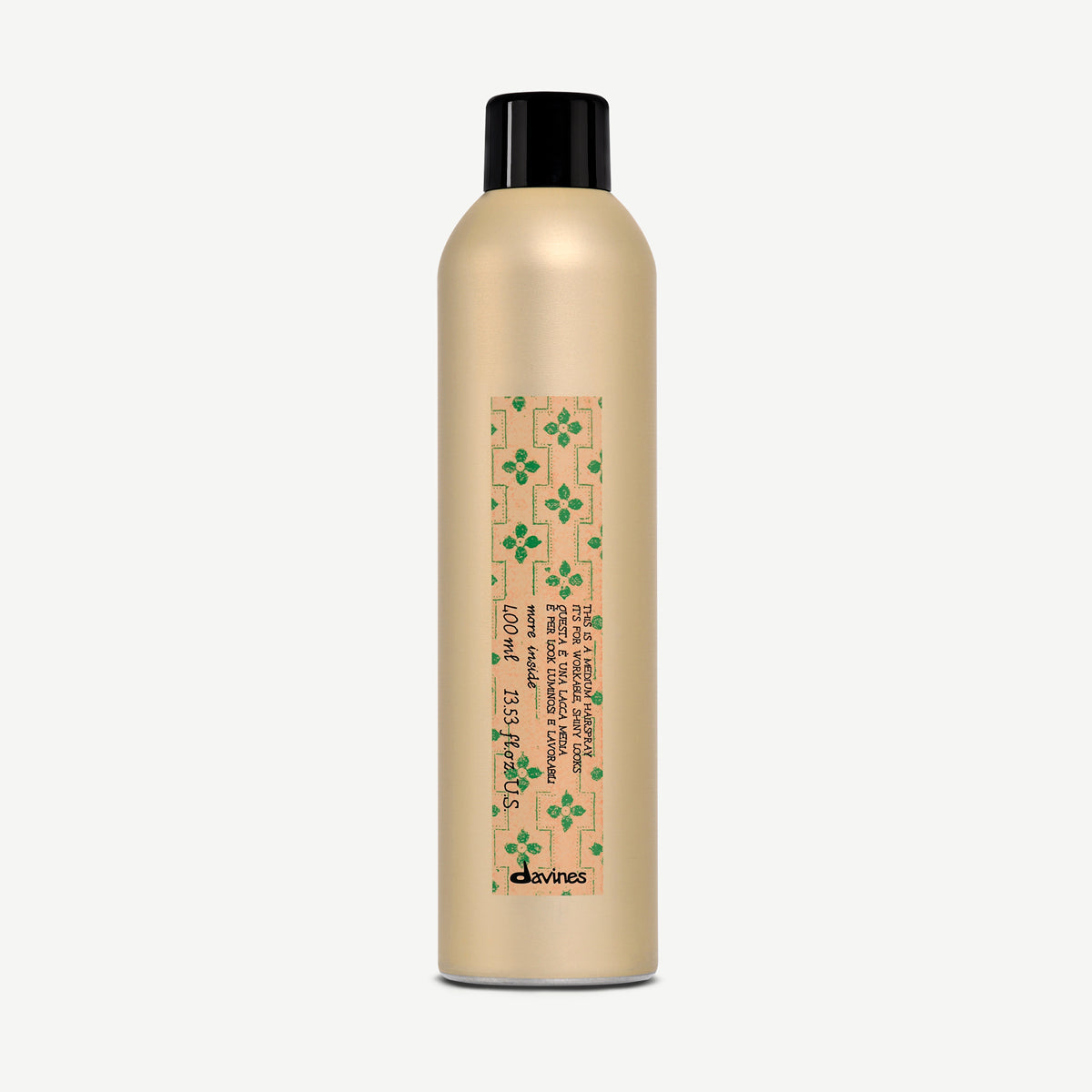 Davines Shiny Looks Fijación Media Laca Para El Cabello 400ml