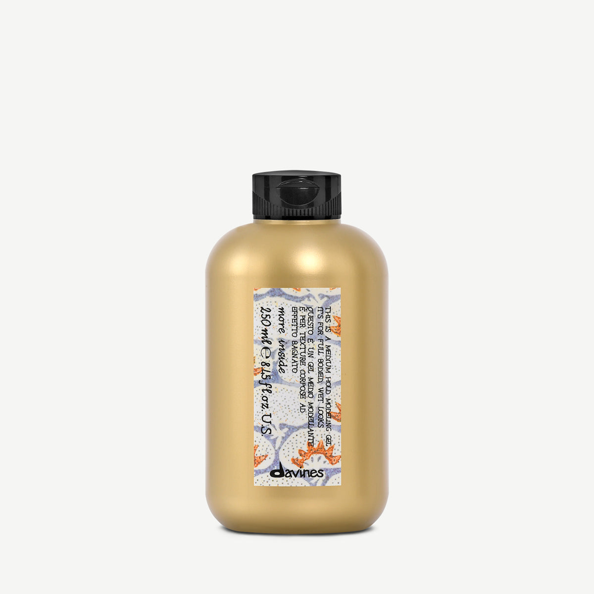 Davines Medium Hold Modeling Gel Gel De Peinado Efecto Mojado 250ml